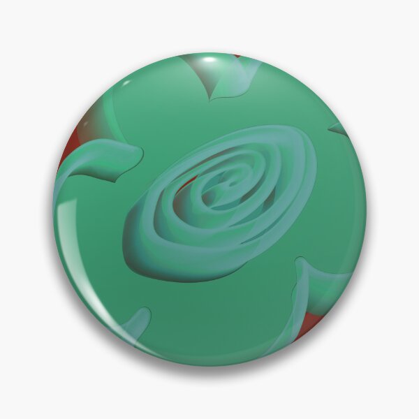 Item preview, Retro Green Daisy Pattern on Terracotta Red designed and sold by CaramelCo.