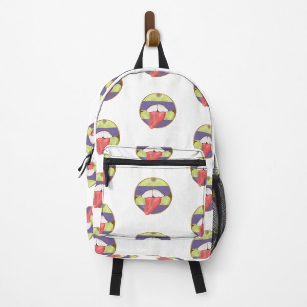 Item preview, Rebel Lips Pop Art – Stripes purple yellow pink tongue designed and sold by GoldenRebels.