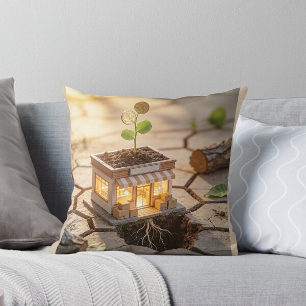 Item preview, Growing Small Business - Money Plant & Storefront Concept designed and sold by OksArtStudio.