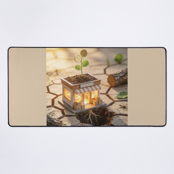 Item preview, Growing Small Business - Money Plant & Storefront Concept designed and sold by OksArtStudio.
