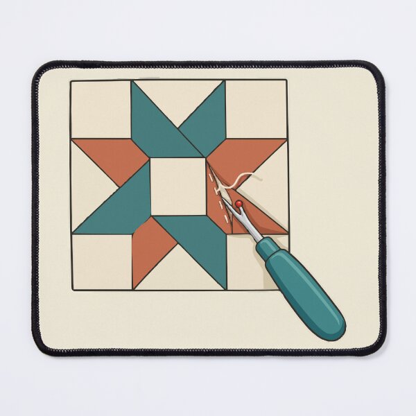 Item preview, Seam Ripper and a Patchwork Star in Progress designed and sold by ninov94.