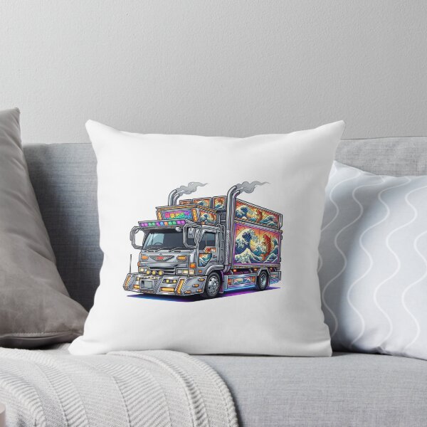 Item preview, Vintage Japanese Dekotora Art Truck Neon Decal designed and sold by Fixnovaguide.