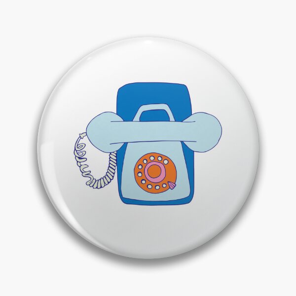 Item preview, Old Phone Blue Rotary Telephone designed and sold by FlyinggRabbit.