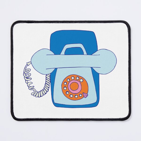Item preview, Old Phone Blue Rotary Telephone designed and sold by FlyinggRabbit.