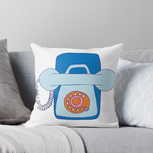 Item preview, Old Phone Blue Rotary Telephone designed and sold by FlyinggRabbit.