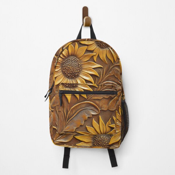 Item preview, Sunflower Tooled Leather  designed and sold by ColorFlowArt.