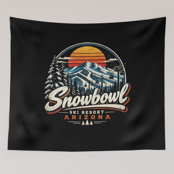Item preview, Snowbowl Ski Resort Arizona  designed and sold by TheEndDesign.