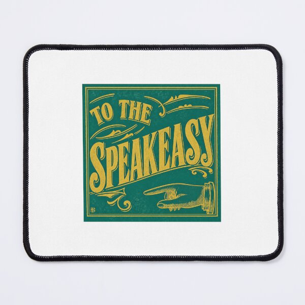 Item preview, "To The Speakeasy" Vintage Advertising Sign designed and sold by smallbatchstudio.