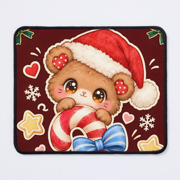 Item preview, Kawaii Christmas Bear Candy Cane designed and sold by Pure Craft.