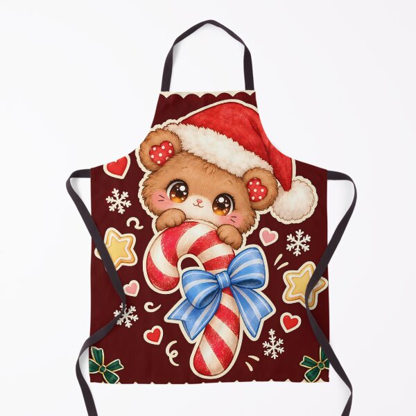 Item preview, Kawaii Christmas Bear Candy Cane designed and sold by Pure Craft.