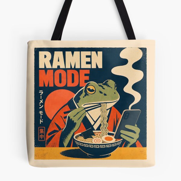Item preview, Ramen Mode Japanese Frog Cartoon designed and sold by MagicTheDog.