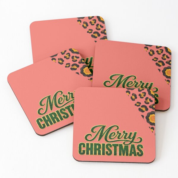 Item preview, Luxury Leopard Rosettes Merry Christmas Design  designed and sold by annenambiro.