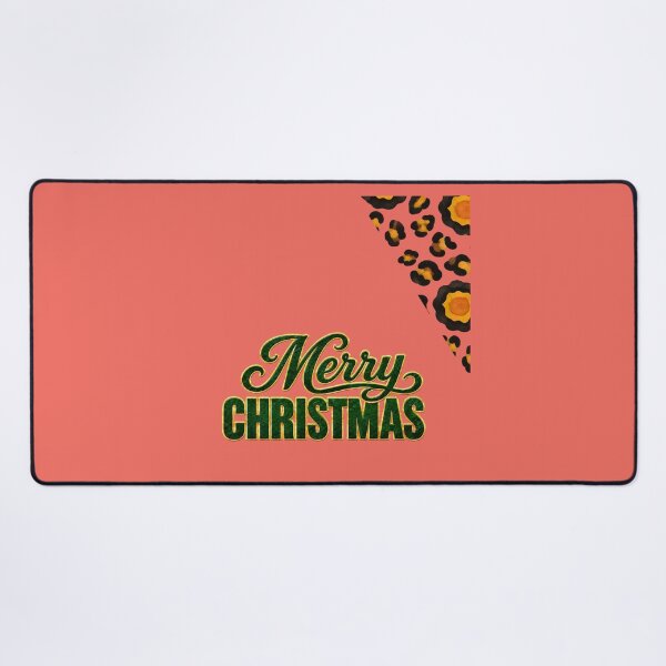 Item preview, Luxury Leopard Rosettes Merry Christmas Design designed and sold by annenambiro.