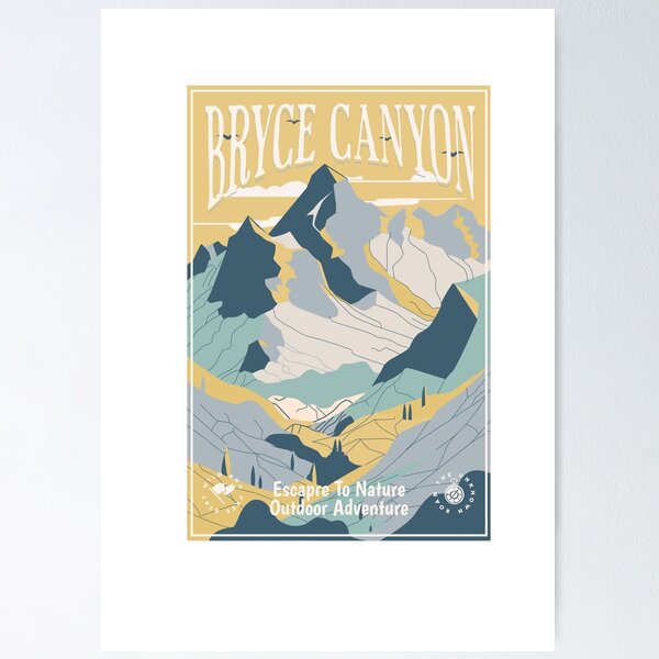 Item preview, Bryce Canyon National State Park Classic T-shirt Sticker designed and sold by ThinkNature!.