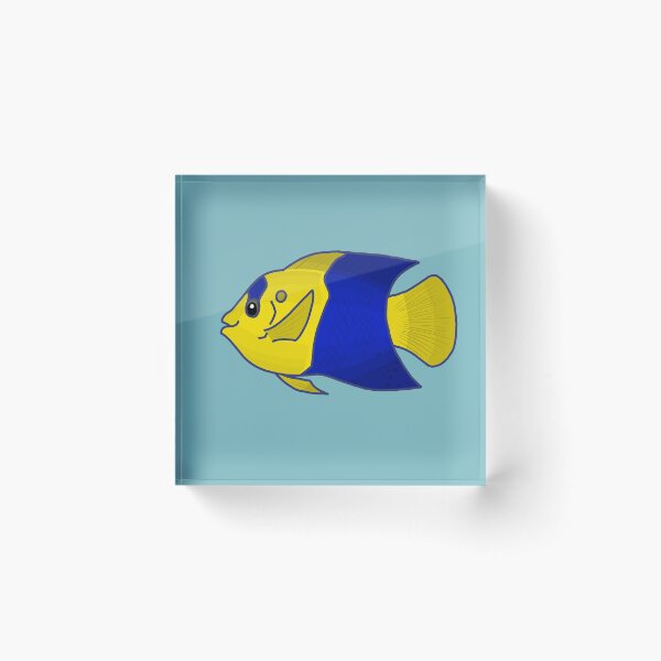 Item preview, Bicolor Angelfish designed and sold by ODruryStudios.