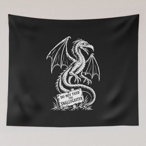 Item preview, Cryptid Core DO NOT FEED THE SNALLYGASTER designed and sold by CamaleonDesigns.