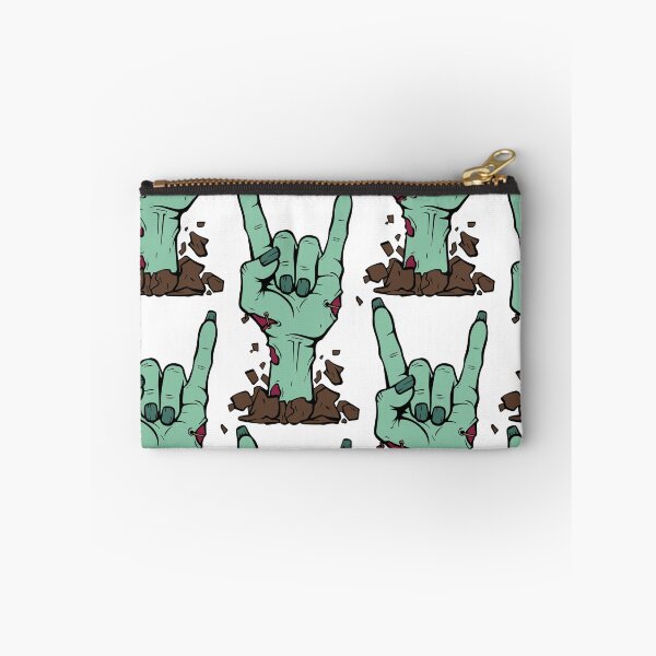 Item preview, No Brains, Just Beats - Zombie Rock On Hand designed and sold by Cannaxes Studio.