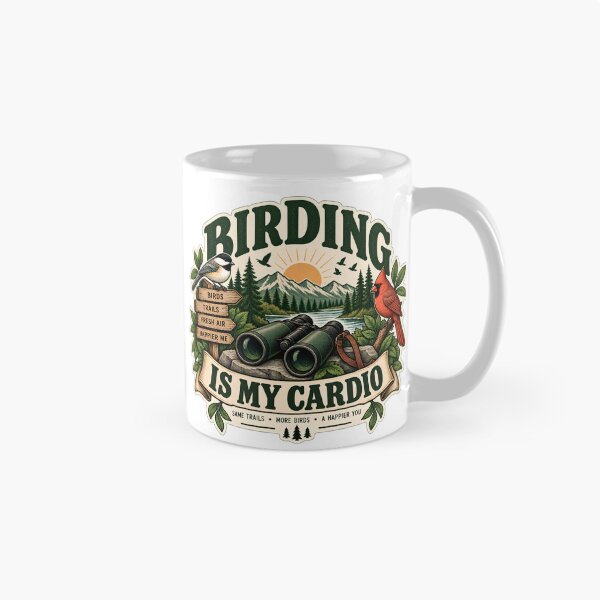 Item preview, Birding Is My Cardio designed and sold by MysticCanvasAi.