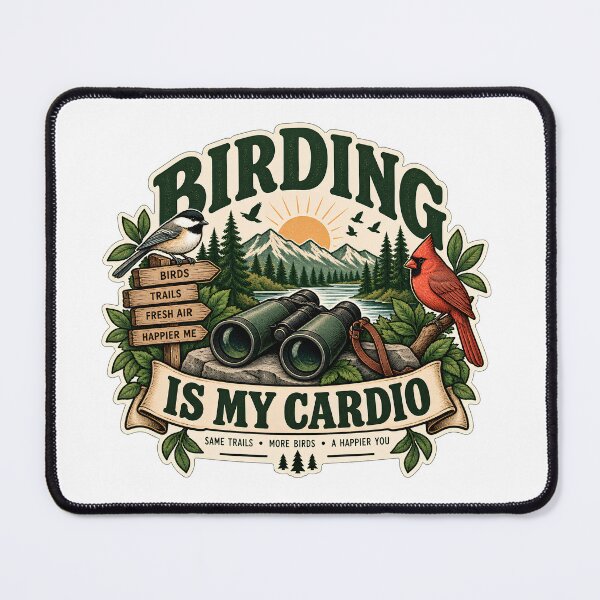 Item preview, Birding Is My Cardio designed and sold by MysticCanvasAi.