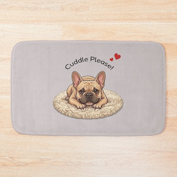 Item preview, Cute Fawn Frenchie Puppy Cuddle Please designed and sold by The-NOKU-Co.