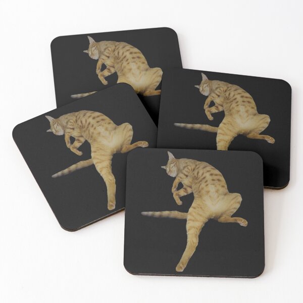Item preview, Funny Acrobatic Yoga Ginger Cat Sleeping designed and sold by Yanshuf.