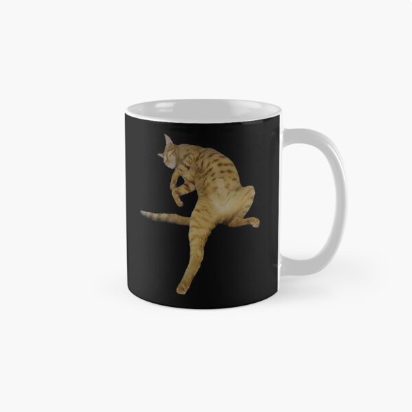 Item preview, Funny Acrobatic Yoga Ginger Cat Sleeping designed and sold by Yanshuf.