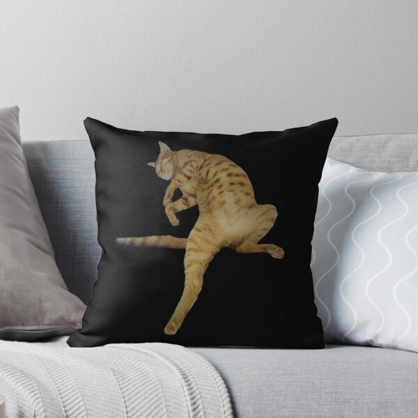 Item preview, Funny Acrobatic Yoga Ginger Cat Sleeping designed and sold by Yanshuf.