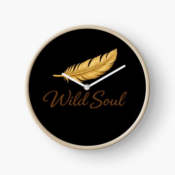 Artikelvorschau, Wild Soul Golden Feather Boho Celestial Art entworfen und verkauft von BohoMysticArt.