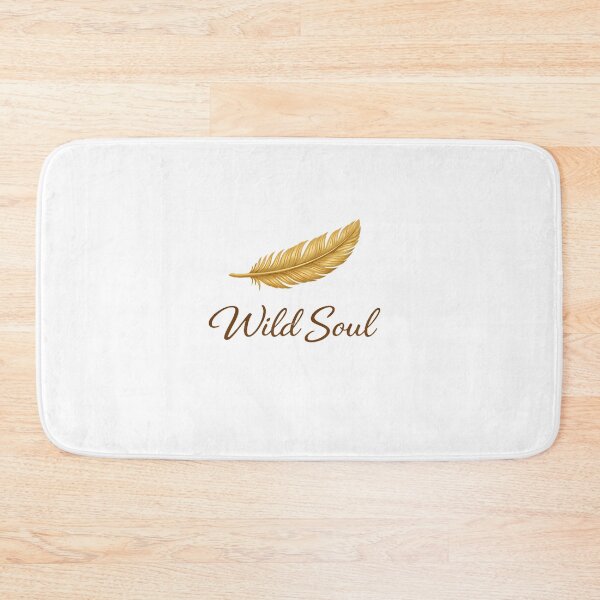 Item preview, Wild Soul Golden Feather Boho Celestial Art designed and sold by BohoMysticArt.