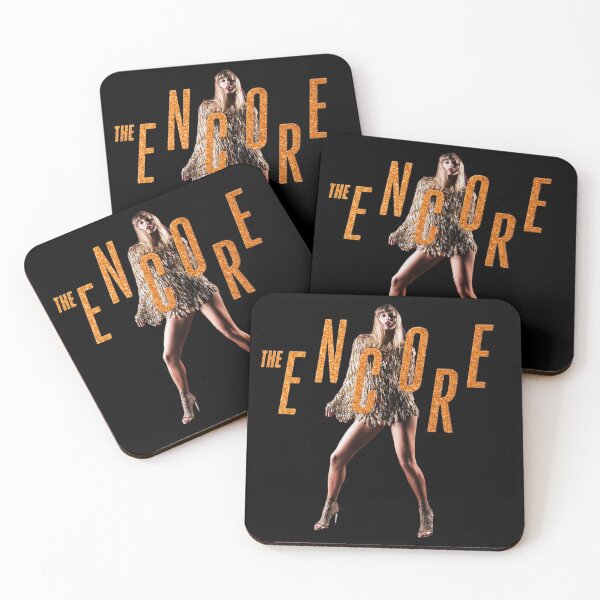Item preview, v2Taylor Swift Life of a Showgirl Encore Edition Sticker – Gold Glitter Encore Era Design designed and sold by taylorvinyls.