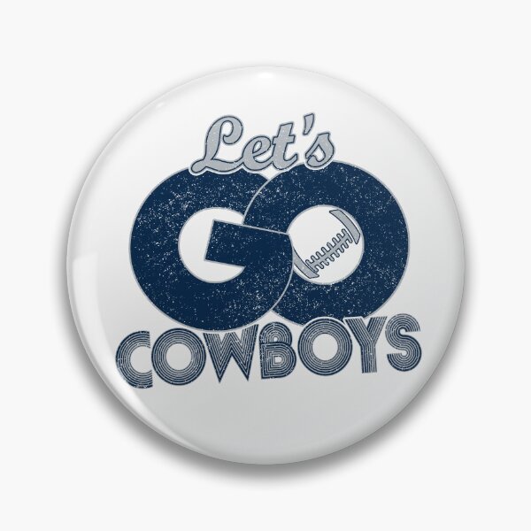 Item preview, Vintage Let's Go Cowboys Distressed Football Team designed and sold by RockTheFeal.