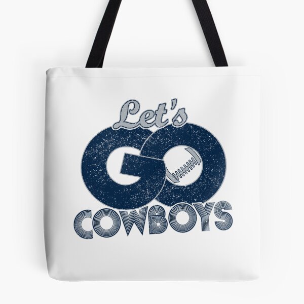 Item preview, Vintage Let's Go Cowboys Distressed Football Team designed and sold by RockTheFeal.