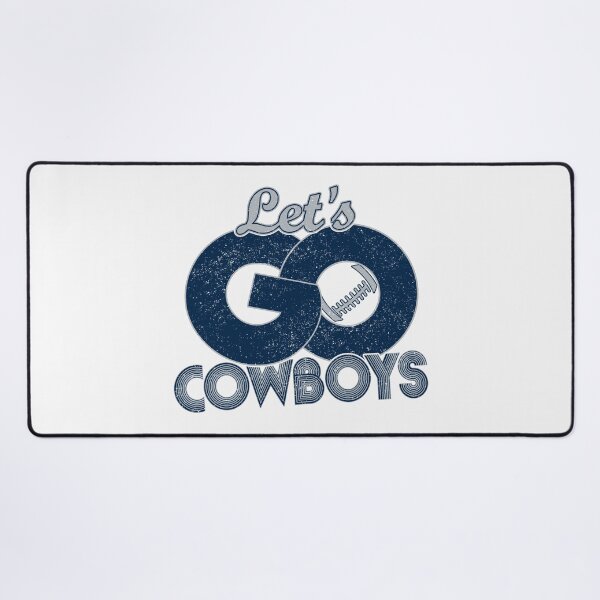 Item preview, Vintage Let's Go Cowboys Distressed Football Team designed and sold by RockTheFeal.
