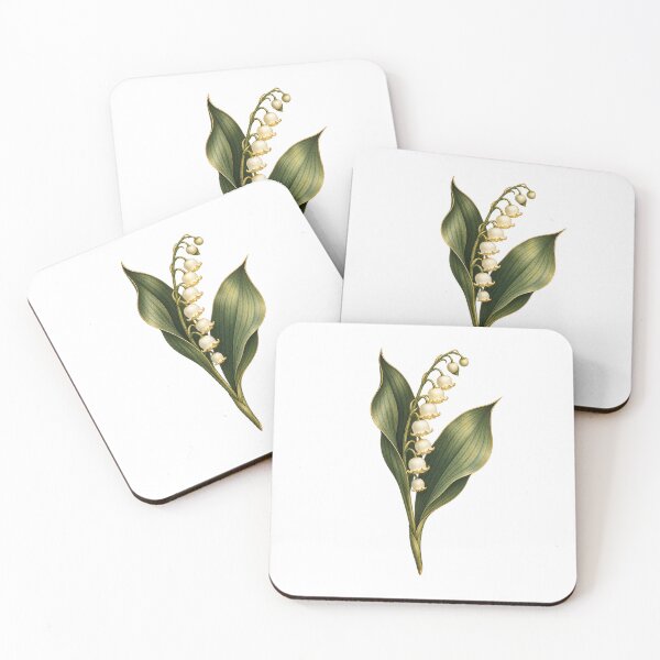 Item preview, May Birth Flower | Lily of the Valley Botanical Art | May Birthday Gift designed and sold by Brackenlume Studio.