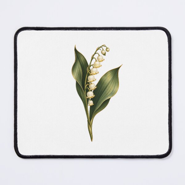 Item preview, May Birth Flower | Lily of the Valley Botanical Art | May Birthday Gift designed and sold by Brackenlume Studio.
