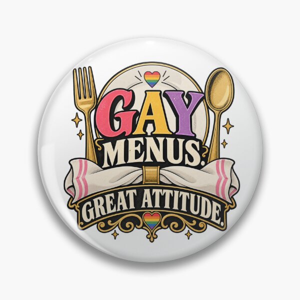 Item preview, Gay Menus Great Attitude designed and sold by erkancept.