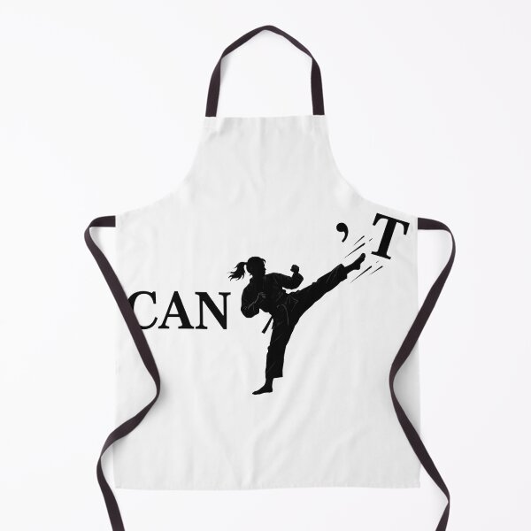 Item preview, Can't Kick - Can Do - Karate Girl Martial Arts - Motivational Taekwondo designed and sold by Vibe-Vary.