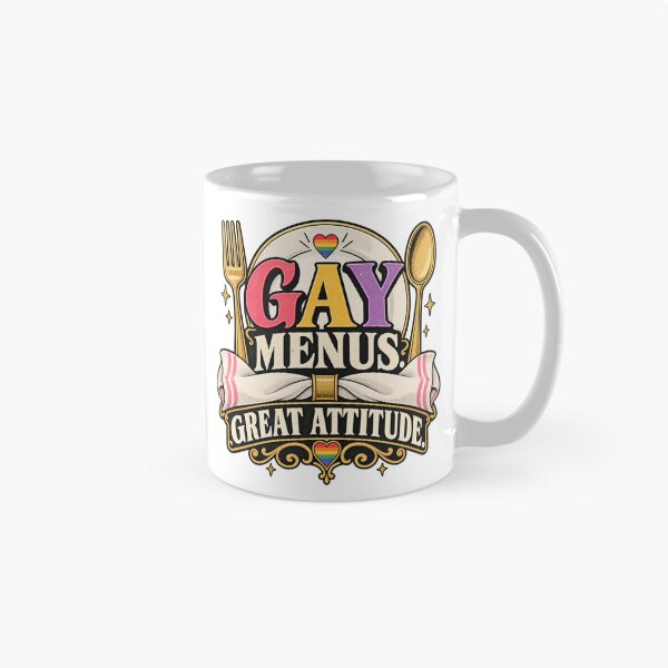 Item preview, Gay Menus Great Attitude designed and sold by erkancept.