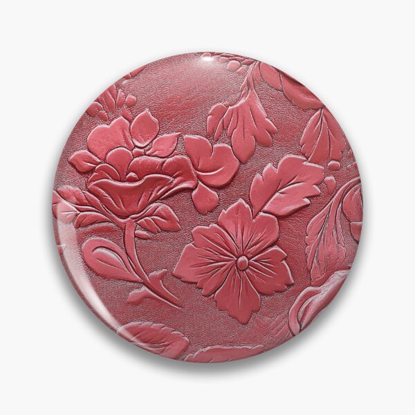 Item preview, Pink Faux Tooled Leather  designed and sold by ColorFlowArt.
