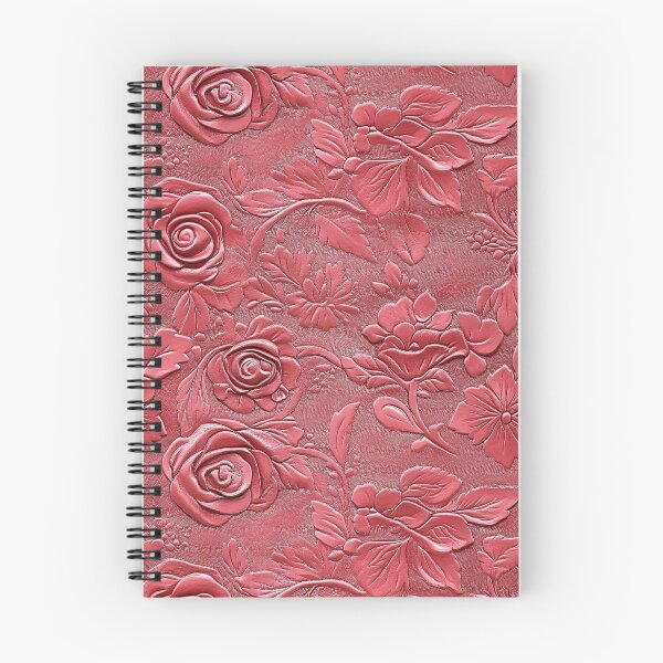 Item preview, Pink Faux Tooled Leather  designed and sold by ColorFlowArt.
