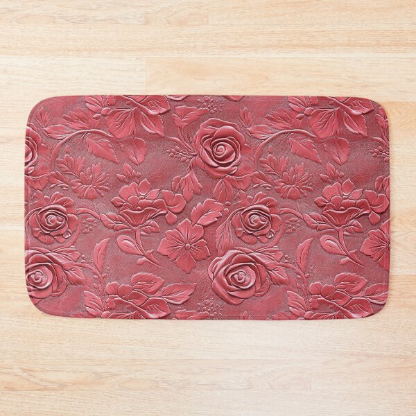 Item preview, Pink Faux Tooled Leather  designed and sold by ColorFlowArt.