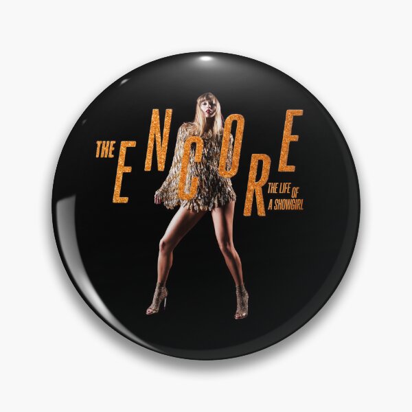 Item preview, TLOAS TaylorShowgirl Encore Edition Sticker – Gold Glitter Encore Era Design designed and sold by taylorvinyls.