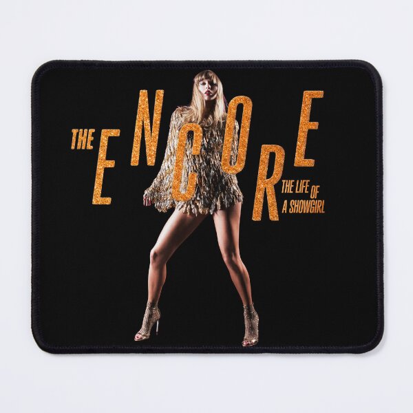Item preview, TLOAS TaylorShowgirl Encore Edition Sticker – Gold Glitter Encore Era Design designed and sold by taylorvinyls.