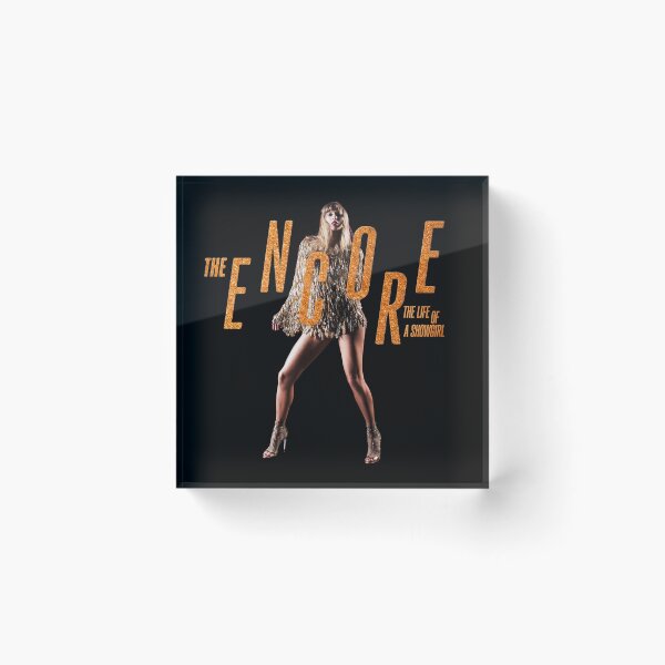 Item preview, TLOAS TaylorShowgirl Encore Edition Sticker – Gold Glitter Encore Era Design designed and sold by taylorvinyls.