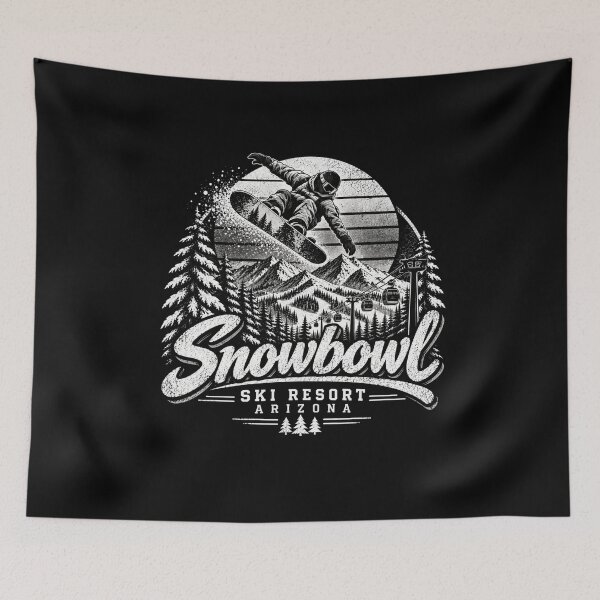 Item preview, Snowbowl Ski Resort Arizona  designed and sold by TheEndDesign.