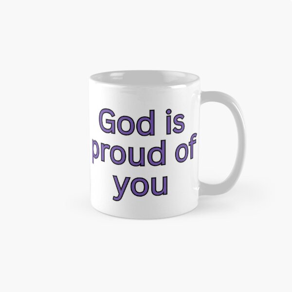 Item preview, God is proud of you-faith encouragement quote designed and sold by Omer's store.