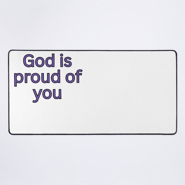 Item preview, God is proud of you-faith encouragement quote designed and sold by Omer's store.