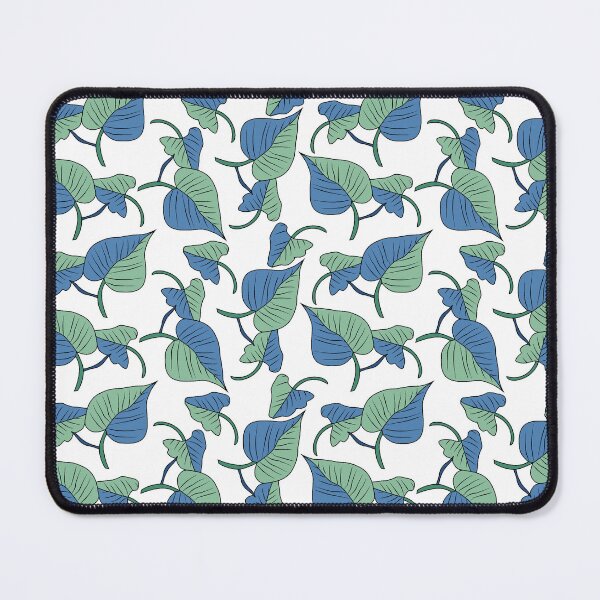 Item preview, Blue Leaf Scatter Botanical Pattern designed and sold by Kraalikaa.