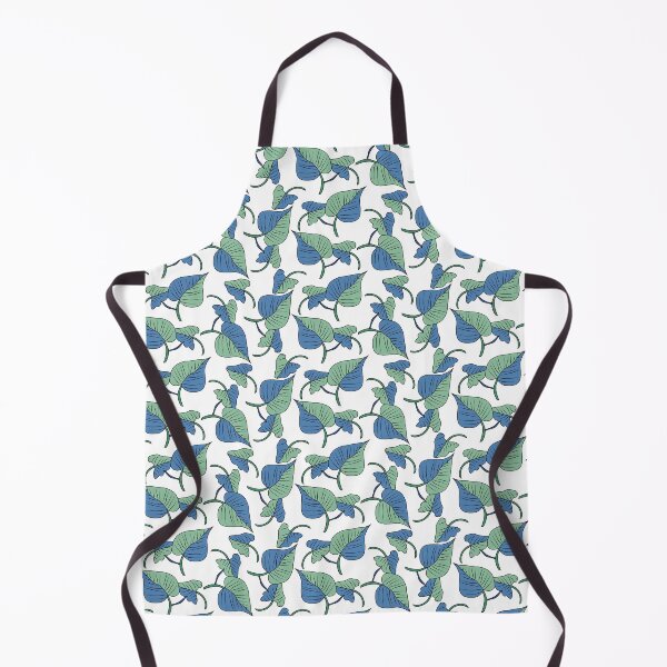 Item preview, Blue Leaf Scatter Botanical Pattern designed and sold by Kraalikaa.