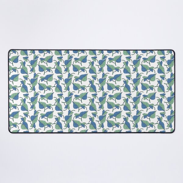 Item preview, Blue Leaf Scatter Botanical Pattern designed and sold by Kraalikaa.